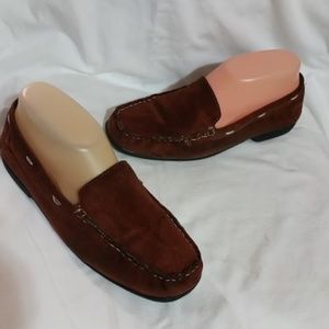 Valley Lane Jasmine Rust Moccasins Low Heel Shoes